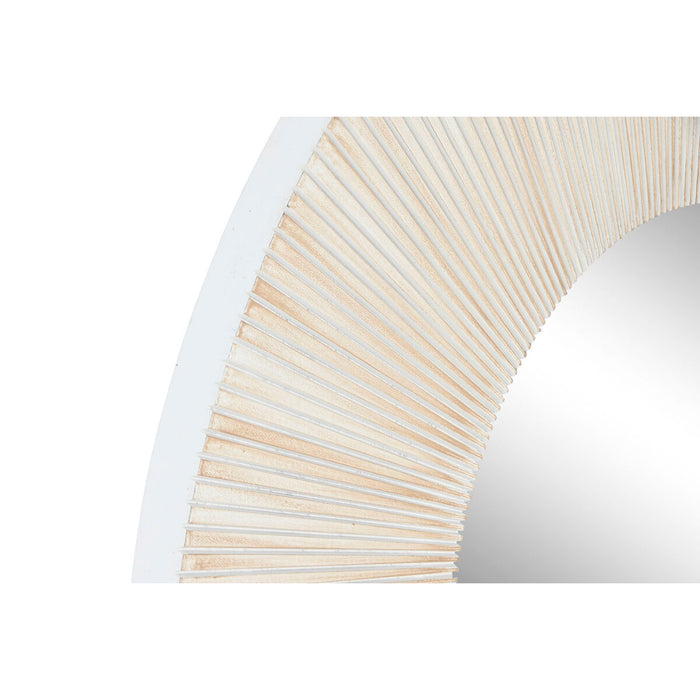 Oglindă de perete Home ESPRIT Alb Lemn MDF Indian murat 90 x 3,4 x 90 cm