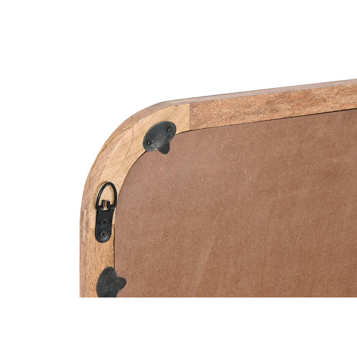 Oglindă de perete Home ESPRIT Natural Lemn de mango Mingi 51 x 3,5 x 91 cm