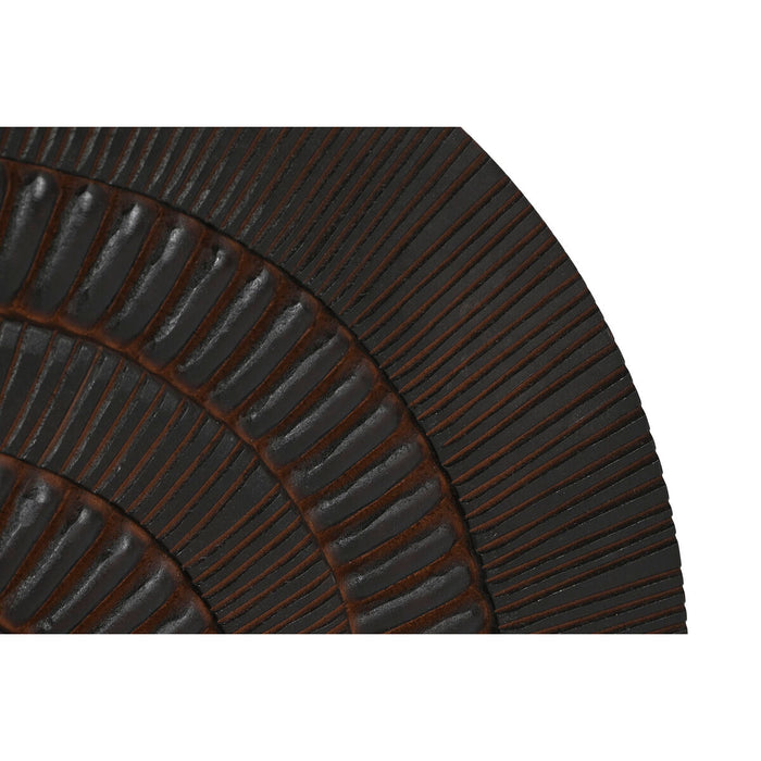 Decorațiune de Perete Home ESPRIT Negru Mandala 60 x 2,5 x 60 cm