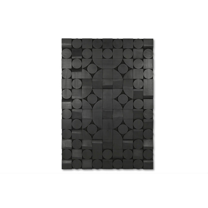 Decorațiune de Perete Home ESPRIT Negru Abstract Modern 81 x 3,8 x 117 cm