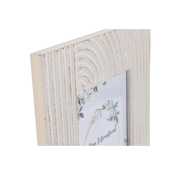 Ramă Foto Home ESPRIT Alb Geam Lemn MDF Indian 26,5 x 1,5 x 32 cm