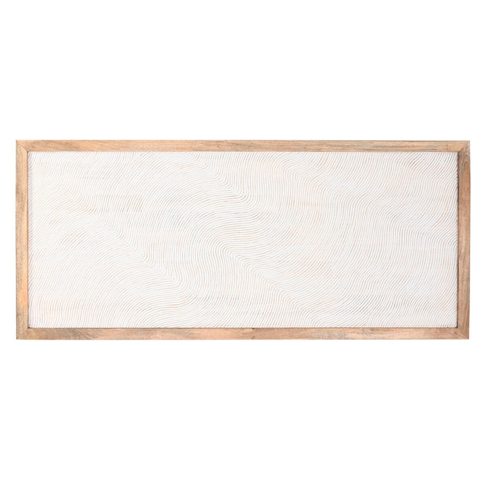 Tăblie de Pat Home ESPRIT Alb Maro Lemn de mango 180 x 4 x 80 cm
