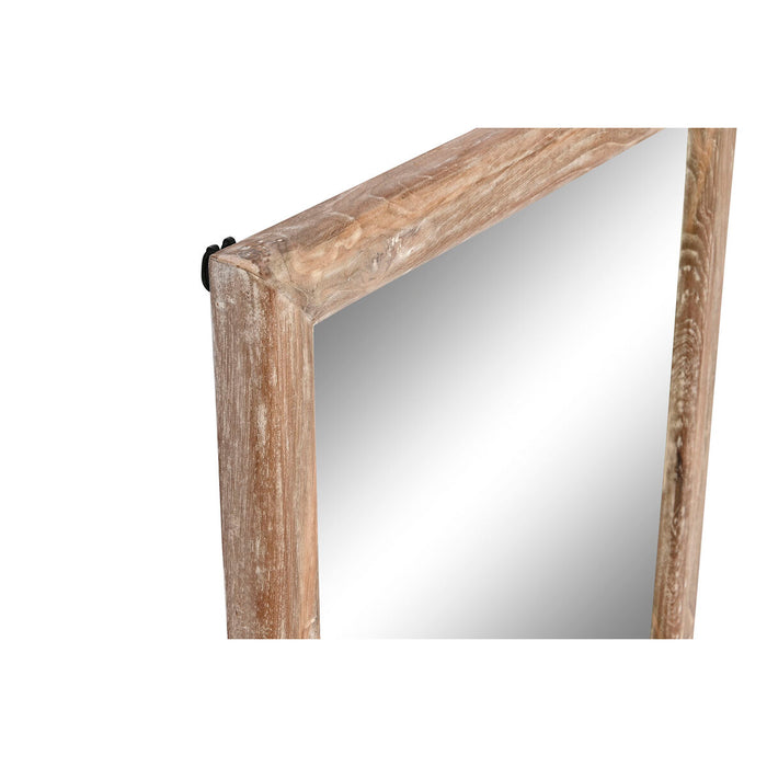 Oglindă de perete Home ESPRIT Natural Tec Lemn Reciclat Alpino 53 x 4 x 76 cm