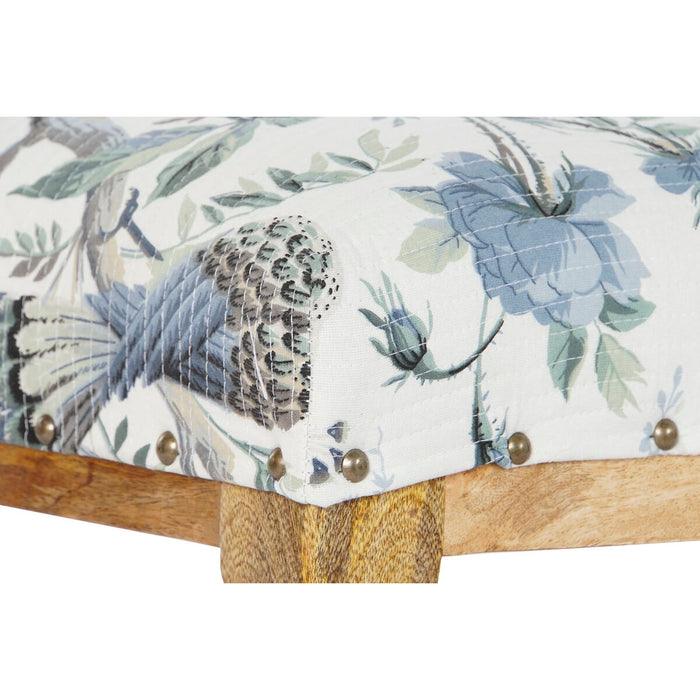 Banchetă Home ESPRIT Multicolor Lemn de mango 121 x 43 x 46 cm