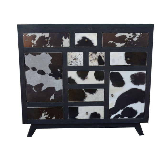 Dulap cu Sertare Home ESPRIT Lemn de mango Vacă 115 x 36 x 102 cm