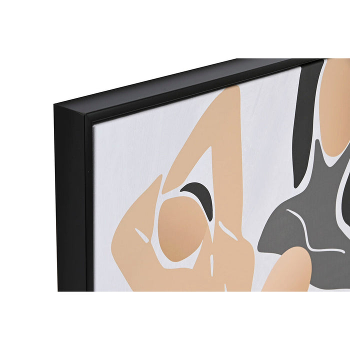 Tablou Home ESPRIT Scandinav Femei 63 x 4,5 x 93 cm (2 Unități)