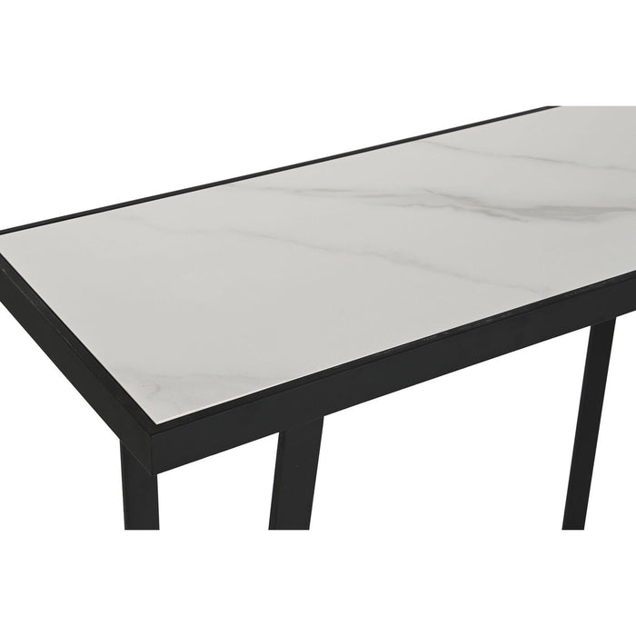 Console Home ESPRIT Alb Negru Metal 100 x 35 x 75 cm