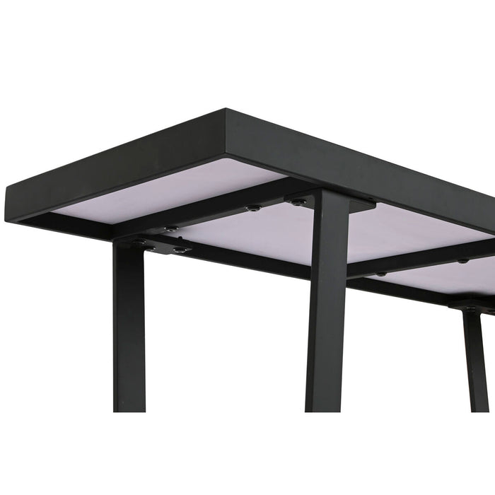 Console Home ESPRIT Alb Negru Metal 100 x 35 x 75 cm
