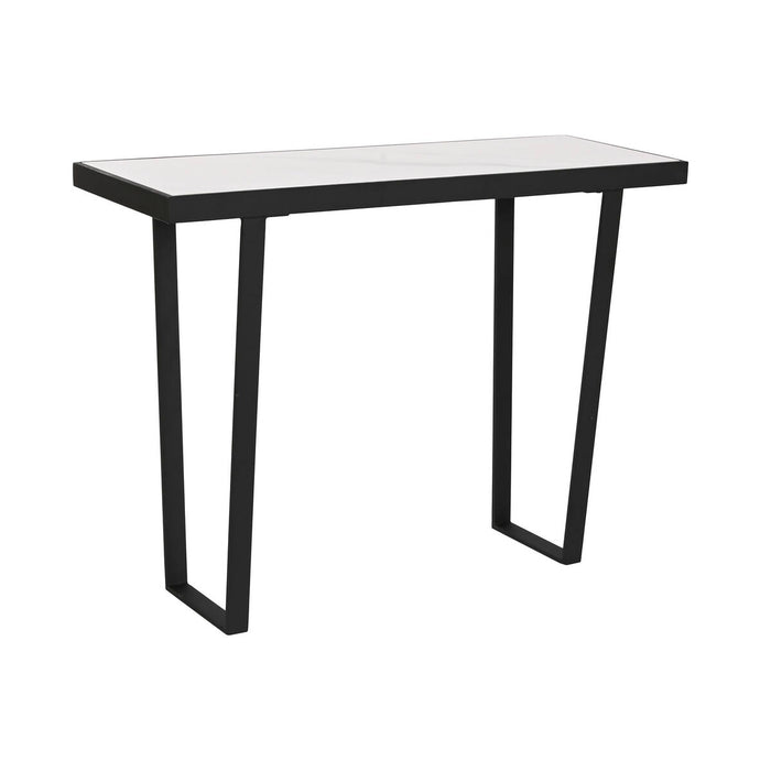 Console Home ESPRIT Alb Negru Metal 100 x 35 x 75 cm