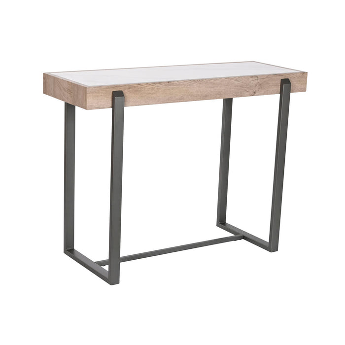 Console Home ESPRIT Alb Maro Gri Metal 100 x 39 x 75 cm