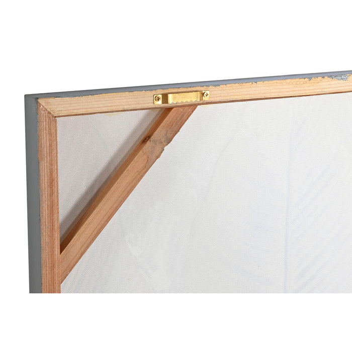 Tablou Home ESPRIT Frunza a unei plante Tradiţional 90 x 3 x 120 cm (2 Unități)