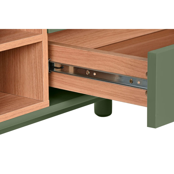 Mobilă TV Home ESPRIT Verde polipropilenă Lemn MDF 140 x 40 x 55 cm