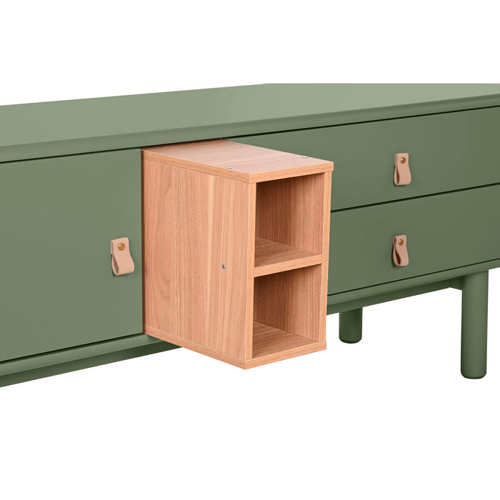Mobilă TV Home ESPRIT Verde polipropilenă Lemn MDF 140 x 40 x 55 cm