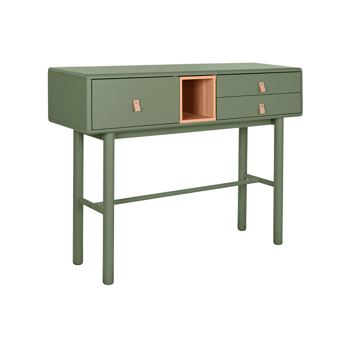 Consolă Home ESPRIT Verde Poliuretan Lemn MDF 120 x 35 x 90 cm