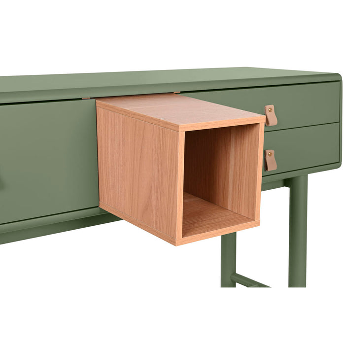 Consolă Home ESPRIT Verde Poliuretan Lemn MDF 120 x 35 x 90 cm