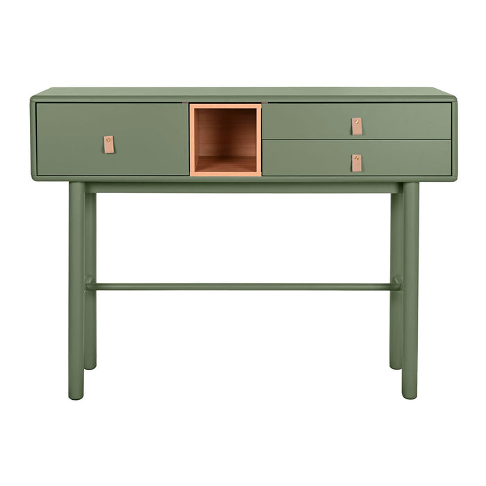 Consolă Home ESPRIT Verde Poliuretan Lemn MDF 120 x 35 x 90 cm