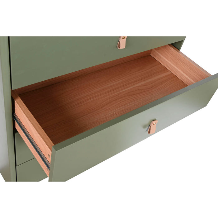 Dulap cu Sertare Home ESPRIT Verde polipropilenă Lemn MDF 80 x 40 x 117 cm