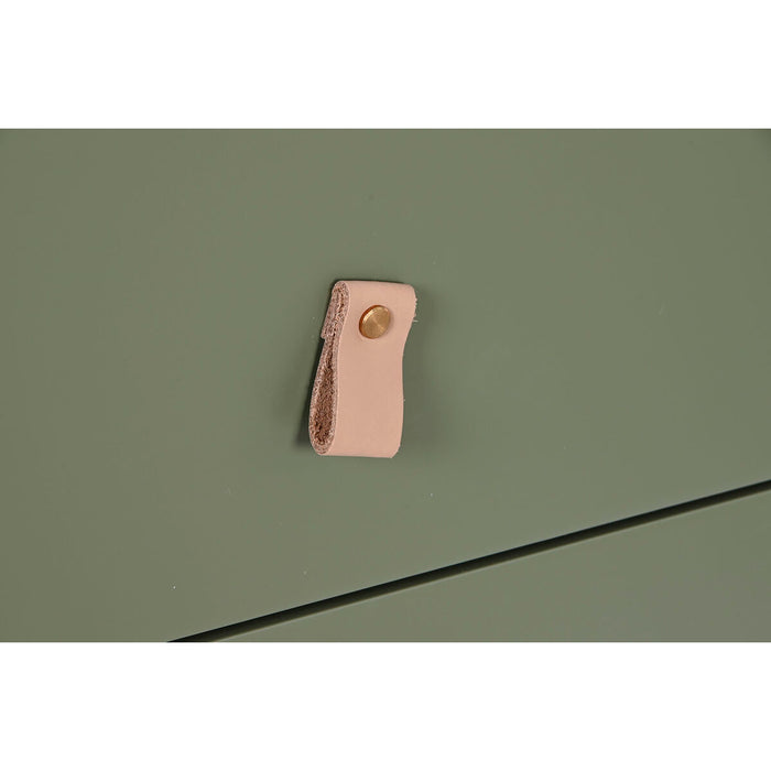 Dulap cu Sertare Home ESPRIT Verde polipropilenă Lemn MDF 80 x 40 x 117 cm