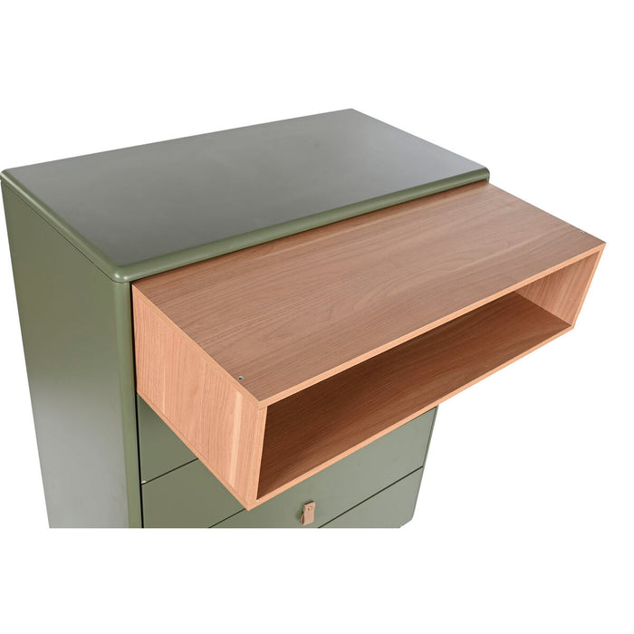 Dulap cu Sertare Home ESPRIT Verde polipropilenă Lemn MDF 80 x 40 x 117 cm