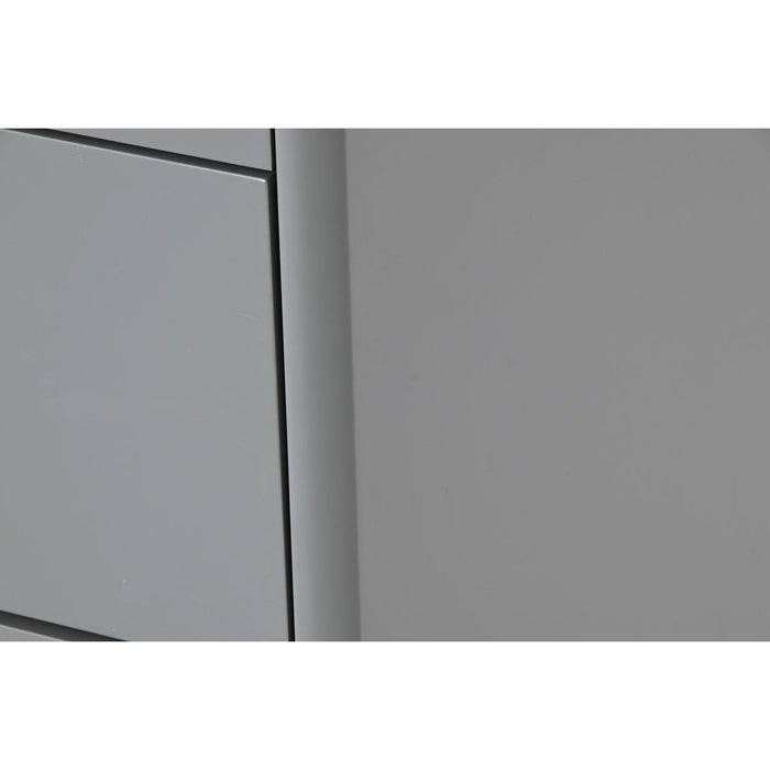 Comodă Home ESPRIT Albastru Gri Natural polipropilenă Lemn MDF 120 x 40 x 75 cm
