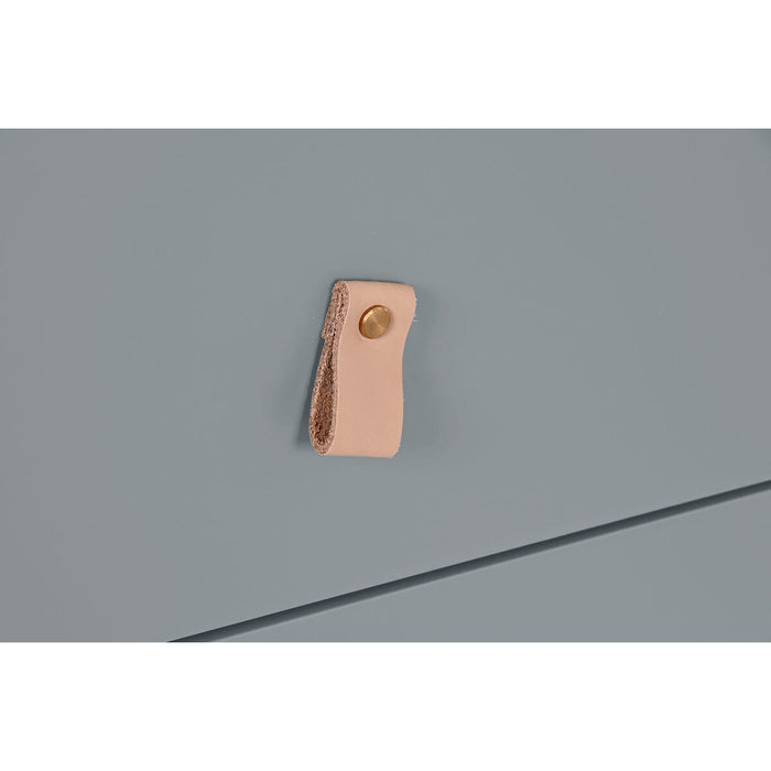 Dulap cu Sertare Home ESPRIT Albastru Gri polipropilenă Lemn MDF 80 x 40 x 117 cm