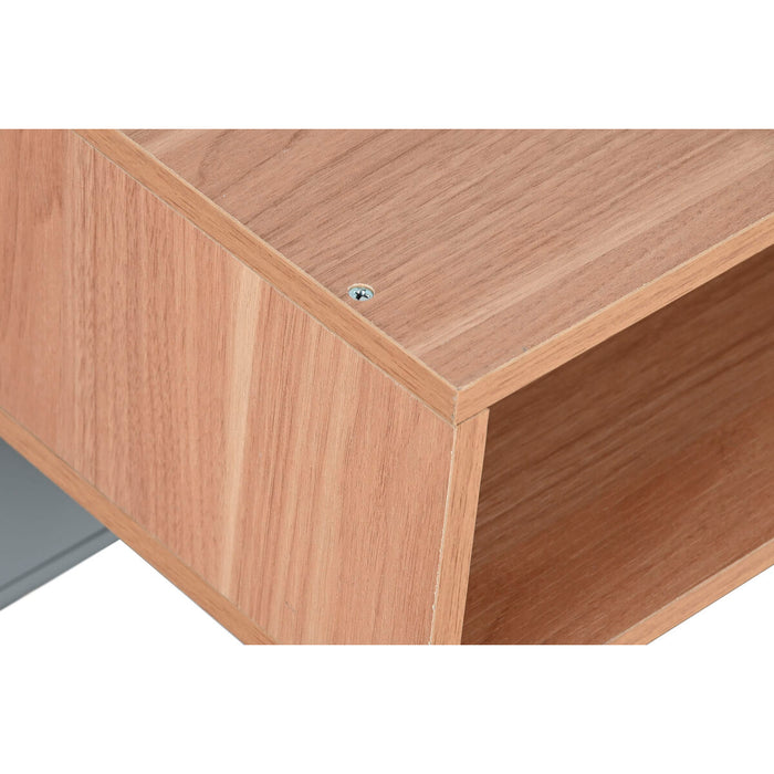 Noptieră Home ESPRIT Albastru Gri Natural Lemn MDF 48 x 40 x 55 cm