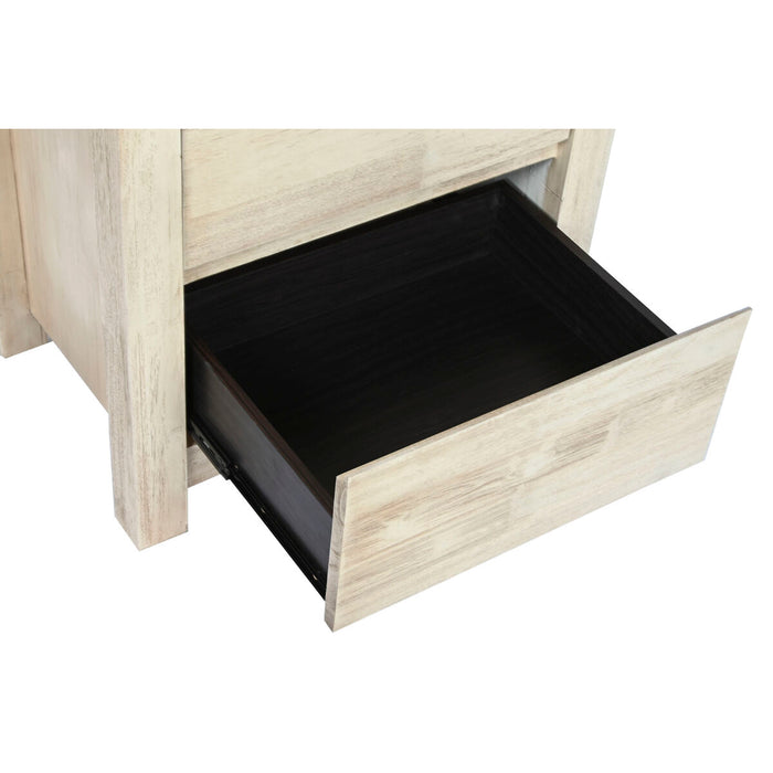 Noptieră Home ESPRIT Natural Salcâm 60 x 42 x 60 cm