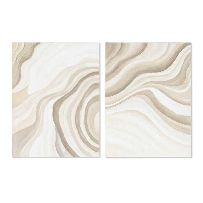 Tablou Home ESPRIT Abstract Modern 90 x 3,7 x 120 cm (2 Unități)