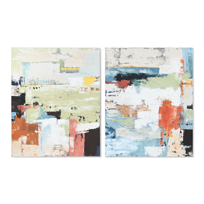 Tablou Home ESPRIT Abstract Modern 120 x 3,8 x 150 cm (2 Unități)