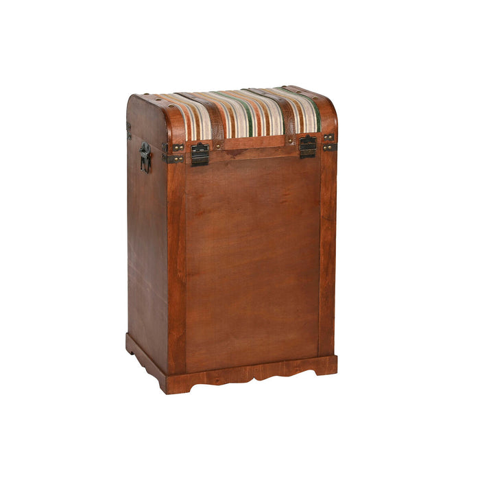 Dulap cu Sertare Home ESPRIT Maro Multicolor Lemn Pânză Colonial 45 x 35 x 71,5 cm