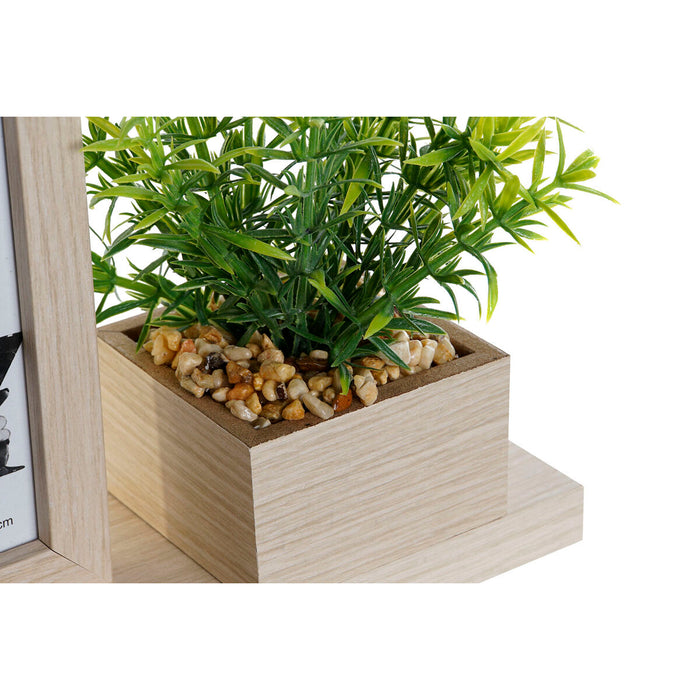 Ramă Foto Home ESPRIT Natural Lemn MDF Scandinav 25 x 7 x 19 cm
