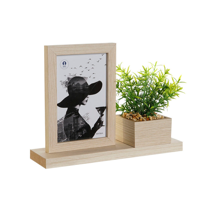 Ramă Foto Home ESPRIT Natural Lemn MDF Scandinav 25 x 7 x 19 cm