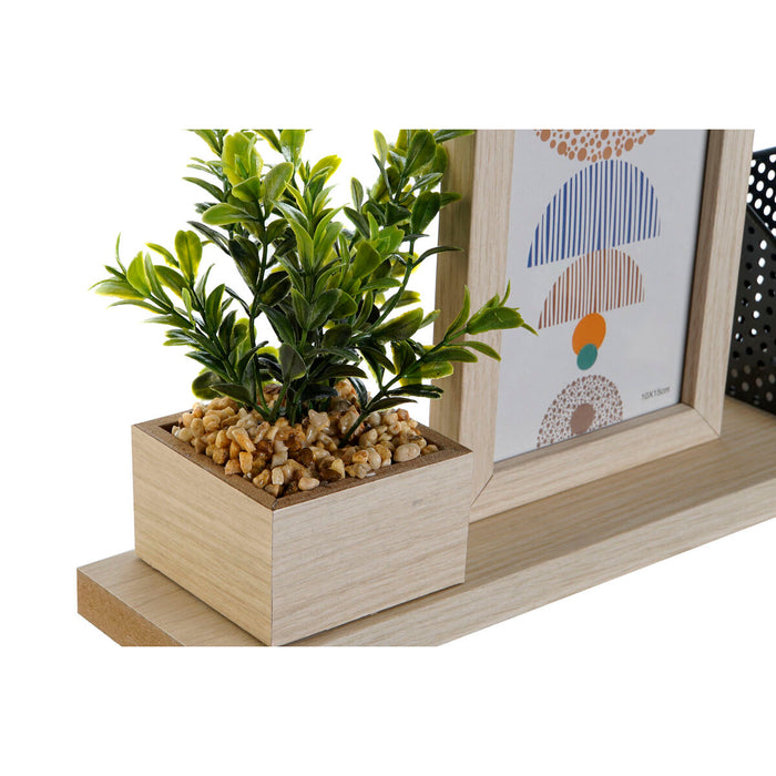 Ramă Foto Home ESPRIT Natural Metal Lemn MDF Scandinav 43 x 8 x 19 cm