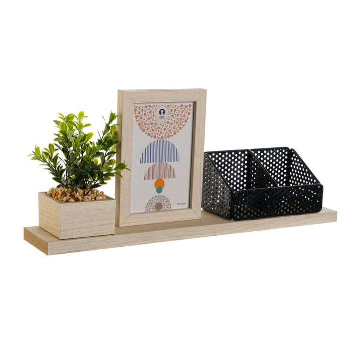 Ramă Foto Home ESPRIT Natural Metal Lemn MDF Scandinav 43 x 8 x 19 cm