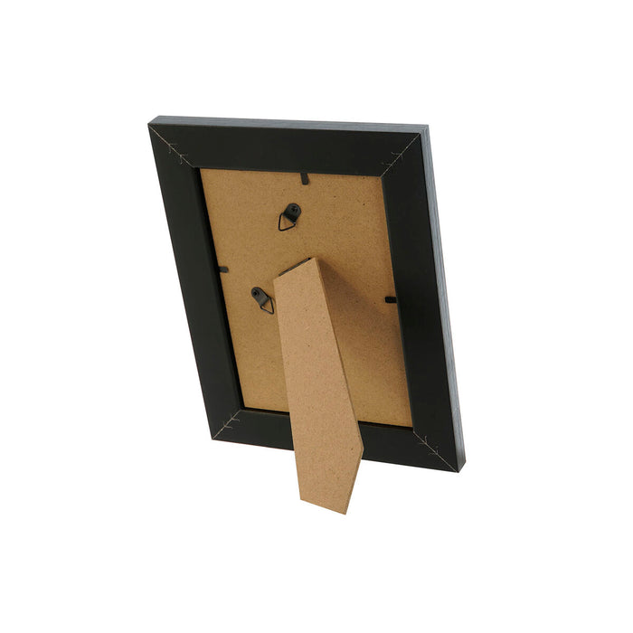 Ramă Foto Home ESPRIT Negru Verde Natural Aluminiu Geam Lemn MDF Scandi 19 x 2 x 24 cm (2 Unități)