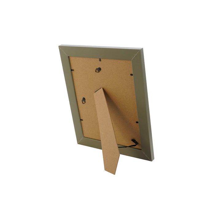 Ramă Foto Home ESPRIT Negru Verde Natural Geam Lemn MDF Scandinav 26,5 x 2 x 31,5 cm (2 Unități)