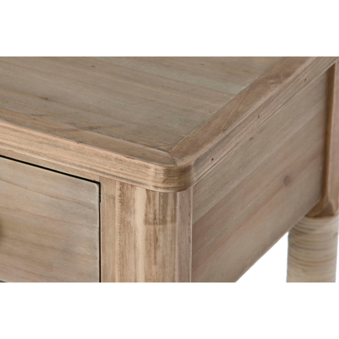 Noptieră Home ESPRIT Natural Maro Deschis Въже Brad 44 x 33 x 61,5 cm