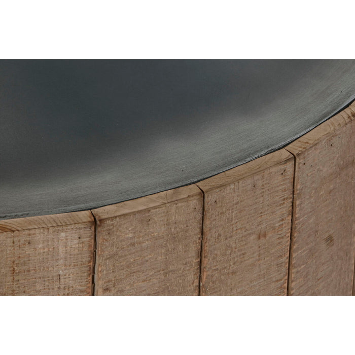 Masa de Cafea Home ESPRIT Brad Lemn MDF 90 x 90 x 30 cm