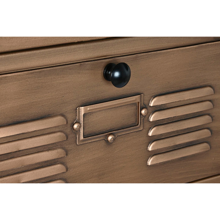 Dulap cu Sertare Home ESPRIT Auriu* Metal Loft 40 x 34 x 139 cm