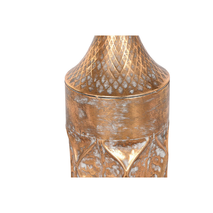 Vază Home ESPRIT Auriu* Metal 15 x 15 x 77 cm