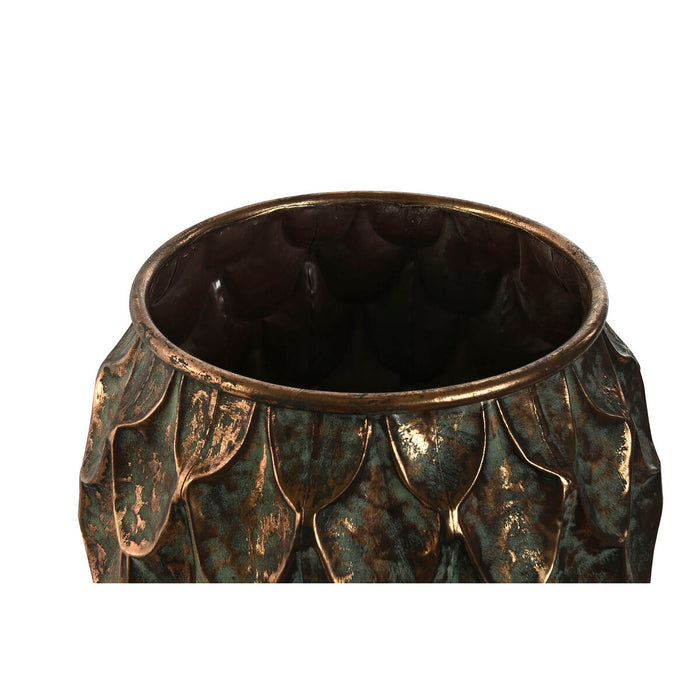 Ghiveci Home ESPRIT Auriu* Metal Vintage 33 x 33 x 32 cm