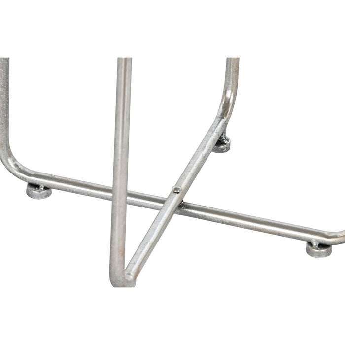 Set de jardiniere Home ESPRIT Argintiu Metal Modern 34 x 34 x 93 cm