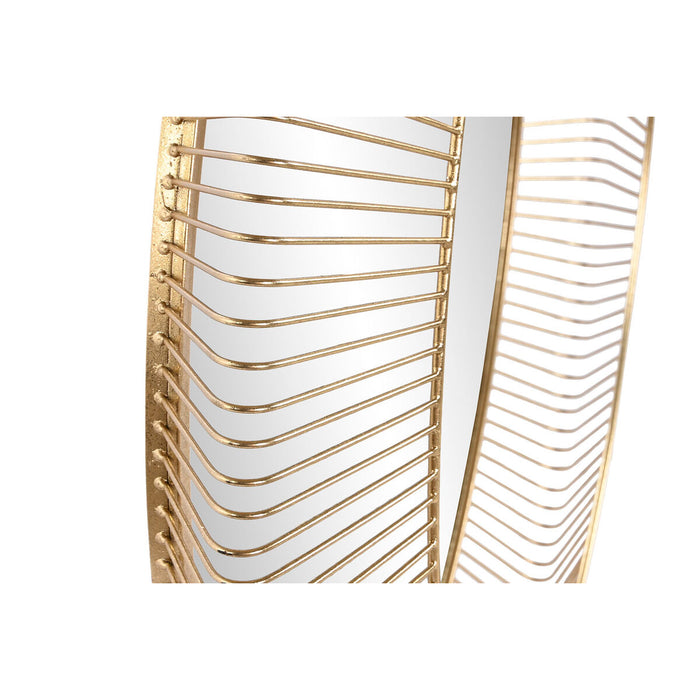 Oglindă de perete Home ESPRIT Auriu* Fier 106 x 13 x 106 cm