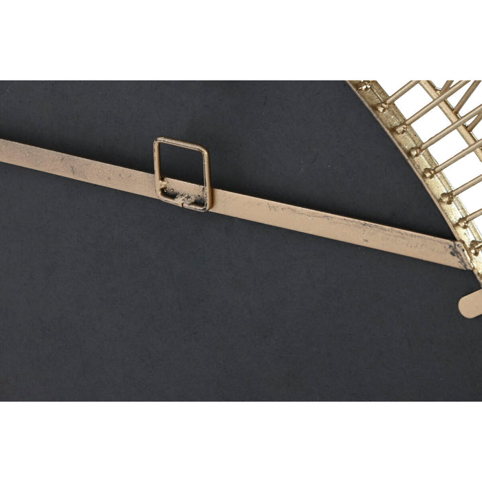 Oglindă de perete Home ESPRIT Auriu* Fier 106 x 13 x 106 cm