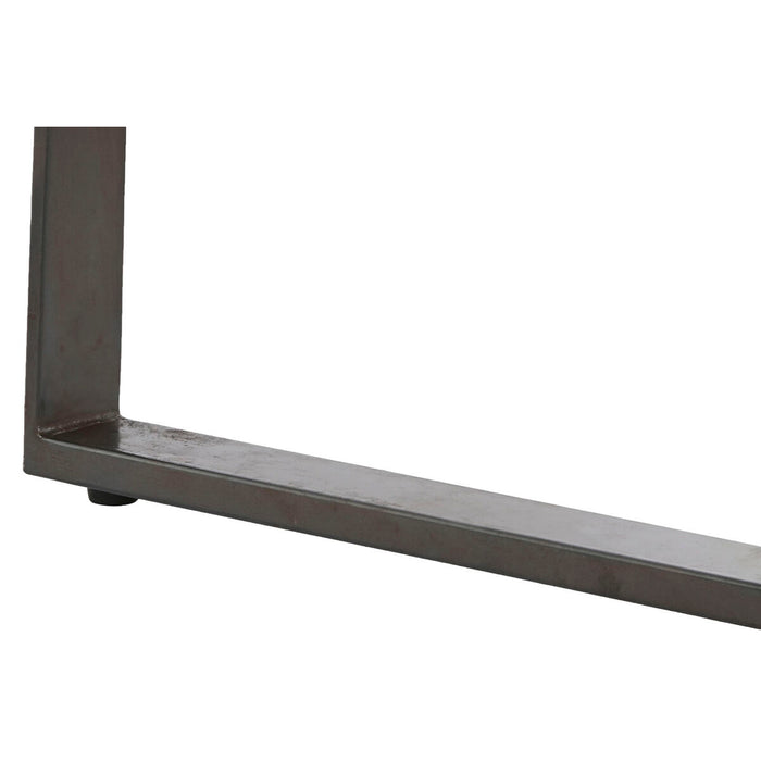 Masă de Sufragerie Home ESPRIT Maro Negru Fier Brad 180 x 90 x 76 cm