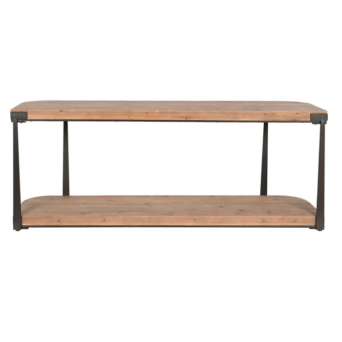 Mobilă TV Home ESPRIT Maro Negru Fier Brad 150 x 40 x 60 cm