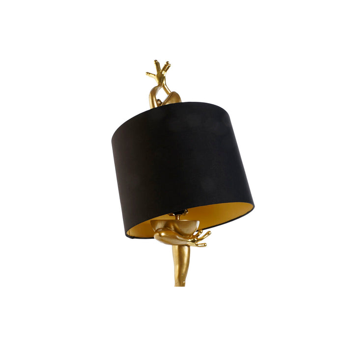 Lampă de masă Home ESPRIT Negru Auriu* Rășină 50 W 220 V 28 x 28 x 68 cm (2 Unități)