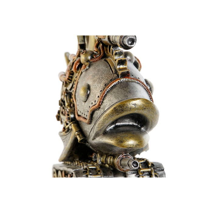 Figură Decorativă Home ESPRIT Gri Multicolor Pește 31,5 x 9 x 22 cm