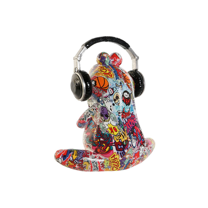 Figură Decorativă Home ESPRIT Multicolor Broască 27 x 18 x 29 cm