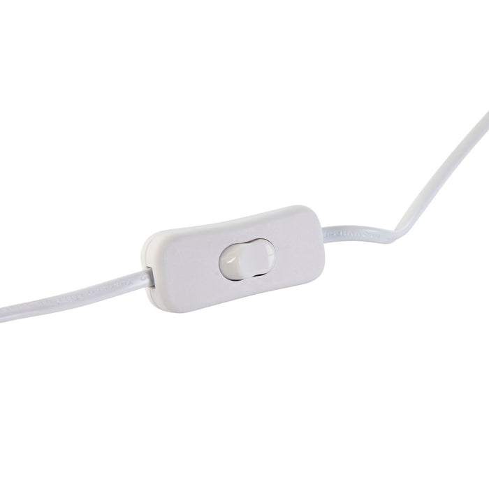 Lampă de masă Home ESPRIT Alb Maro Geam Въже 220 W 60 V 28 x 28 x 45 cm (2 Unități)